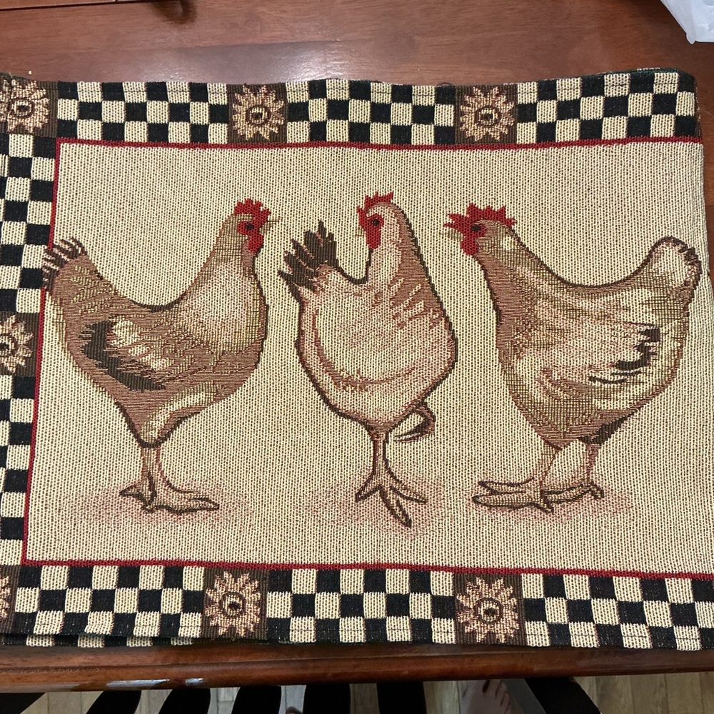 Farmhouse Chicken Tapestry‎